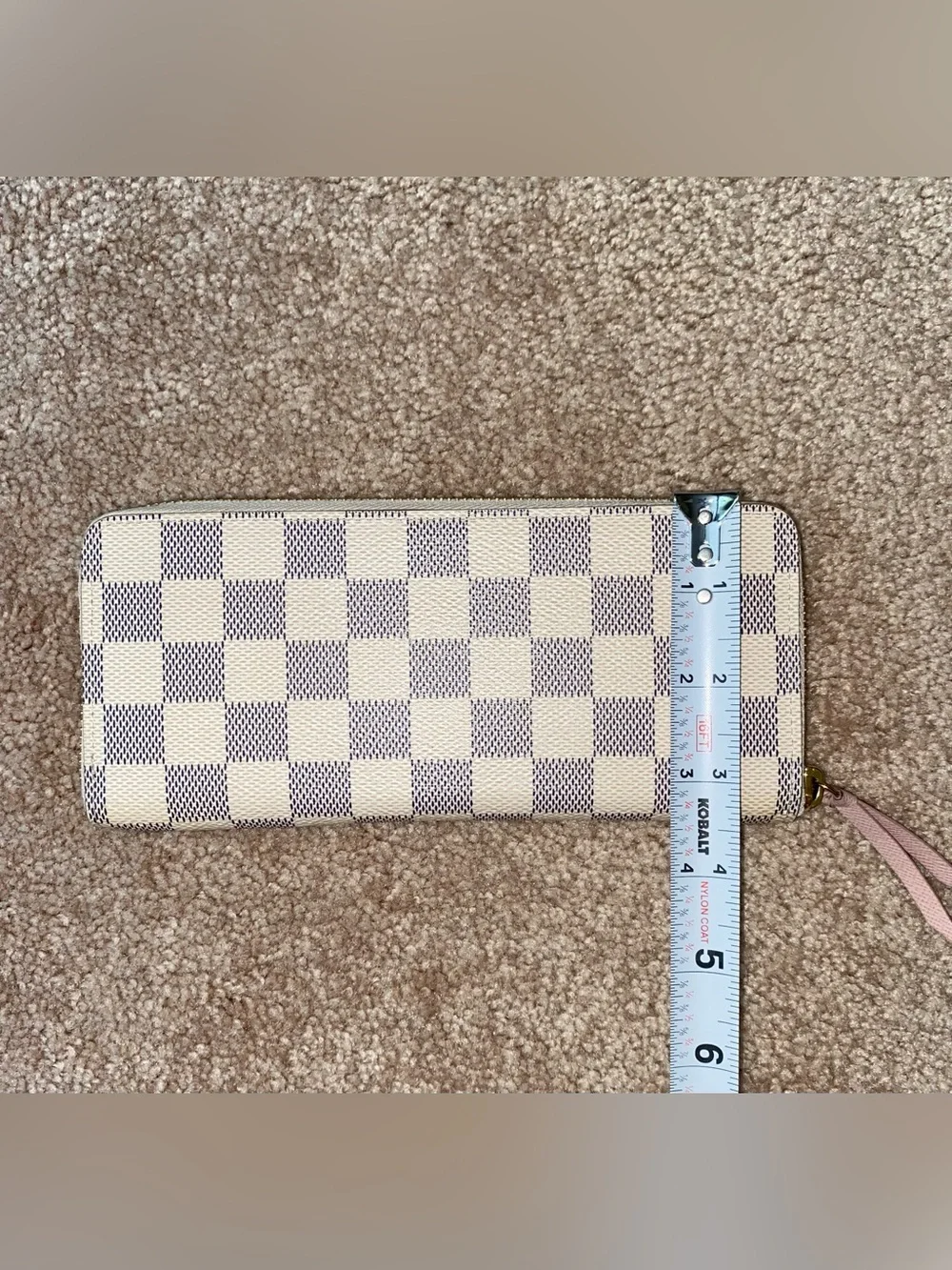 Louis Vuitton | Clemence Wallet | Damier Azur White